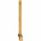 Ekena Millwork Bellingham Rough Sawn Timber Gable Bracket, Western Red Cedar, 96"W x 56"H x 4"D x 4"F, 14/12 Pitch GBW096X56X0404BEL00RWR - alternate 5